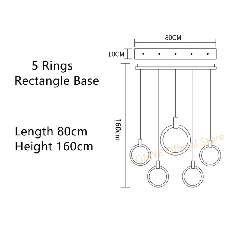Modern Simple LED Kitchen Chandelier Wooden Decor Lighting Fixtures Nordic Pendant Lamps Dining Room Island Hanging Lights