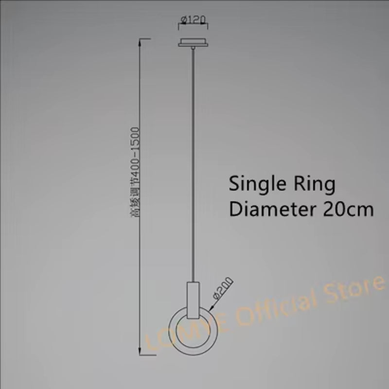 Modern Simple LED Kitchen Chandelier Wooden Decor Lighting Fixtures Nordic Pendant Lamps Dining Room Island Hanging Lights