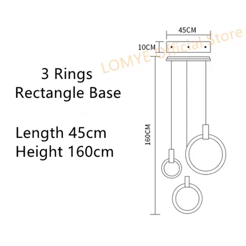 Modern Simple LED Kitchen Chandelier Wooden Decor Lighting Fixtures Nordic Pendant Lamps Dining Room Island Hanging Lights